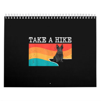 Funny Nimm eine Wanderung Schottische Terrier Graf Kalender