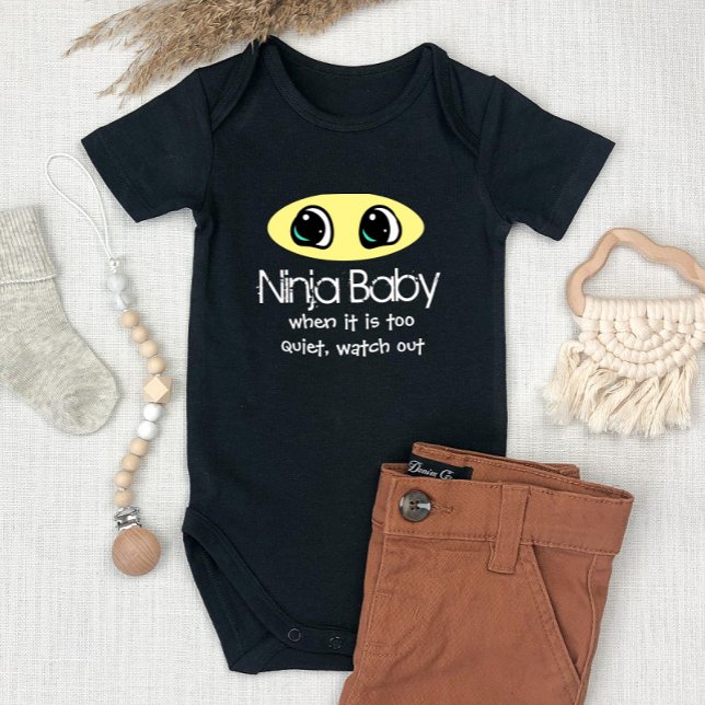 Funny Ninja Baby - Bodysuit Strampler (Von Creator hochgeladen)