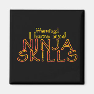 Funny Ninja Joke Magnets Magnet