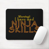 Funny Ninja Joke Mousepad (Mit Mouse)