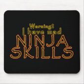 Funny Ninja Joke Mousepad (Vorne)