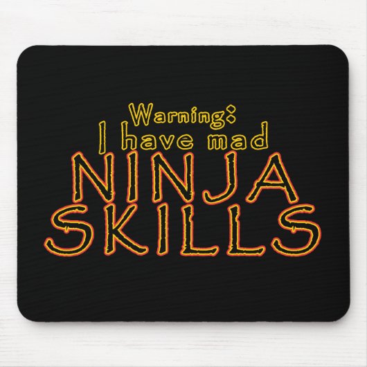 Funny Ninja Joke Mousepad (Vorne)