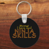 Funny Ninja Joke Schlüsselanhänger Fob (Vorderseite)