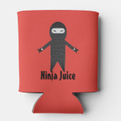 Funny Ninja Juice Beer Drink Cooler Dosenkühler (Rückseite)