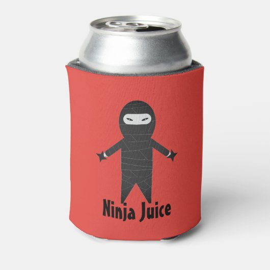 Funny Ninja Juice Beer Drink Cooler Dosenkühler (Kanne Rückseite)