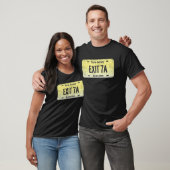 Funny NJ Staat Vanity License Plate EXIT 7A T-Shirt (Unisex)