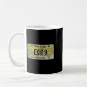 Funny Nj State Vanity License Plate Exit 9  Kaffeetasse (Links)