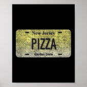 Funny Nj State Vanity License Plate Zza  Poster (Vorne)