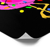 Funny Nk Flamingo In Santa Hat Christmas In July M Poster (Ecke)