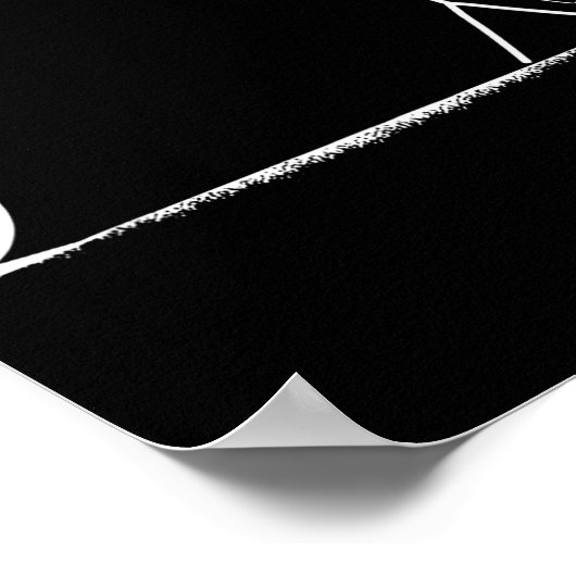 Funny No Bike Today  Poster (Ecke)