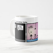 Funny No Bulb Stickman Tasse - 021 (Vorderseite Links)