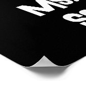 Funny No Cells im Science Room Poster (Ecke)