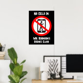 Funny No Cells im Science Room Poster (Heimbüro)