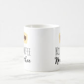 Funny No Coffee No Workee Kaffeetasse (Mittel)