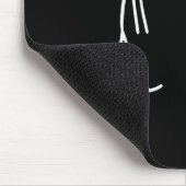 Funny No Concert Today Sad Stickman Music Concert Mousepad (Ecke)