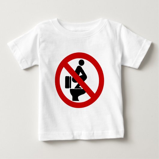 Funny NO Feed on Seat ⚠ Thai ⚠ Baby T-shirt (Vorderseite)