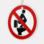 Funny NO Feed on Seat ⚠ Thai ⚠ Keramik Ornament (Links)