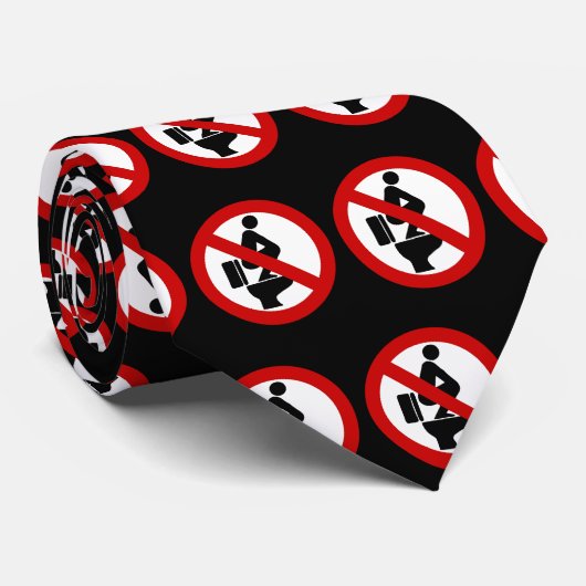 Funny NO Feed on Seat ⚠ Thai ⚠ Krawatte (Gerollt)