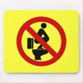 Funny NO Feed on Seat ⚠ Thai ⚠ Mousepad (Vorne)