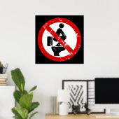 Funny NO Feed on Seat ⚠ Thai ⚠ Poster (Heimbüro)