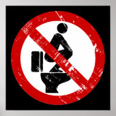 Funny NO Feed on Seat ⚠ Thai ⚠ Poster (Vorne)