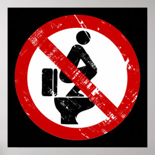 Funny NO Feed on Seat ⚠ Thai ⚠ Poster