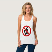 Funny NO Feed on Seat ⚠ Thai ⚠ Tank Top (Vorderseite Vollansicht)