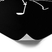 Funny No Golf Today,rain,golf Lover Funny Gift Tee Poster (Ecke)