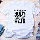 Funny No Hair Gym T - Shirt