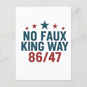 Funny no Imitats King Way 86 47 4. Juli Ankündigungspostkarte