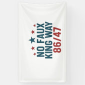Funny no Imitats King Way 86 47 4. Juli Banner (Vertikal)