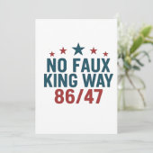 Funny no Imitats King Way 86 47 4. Juli Einladung (Stehend Vorderseite)