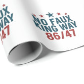 Funny no Imitats King Way 86 47 4. Juli Geschenkpapier (Rolleneckpunkt)