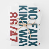 Funny no Imitats King Way 86 47 4. Juli Geschenkpapier Set (Beispiel)