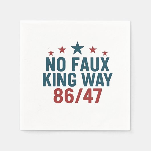 Funny no Imitats King Way 86 47 4. Juli Serviette (Vorderseite)