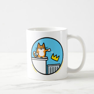 Funny No Kings Cat Cartoon Mugs Kaffeetasse