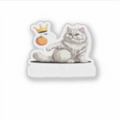 Funny No Kings In America Aufkleber (Vorderseite)