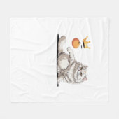 Funny No Kings In America Fleecedecke (Vorderseite (Horizontal))