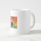 Funny No Kings In America Men Women Style Jumbo-Tasse (Vorderseite Rechts)
