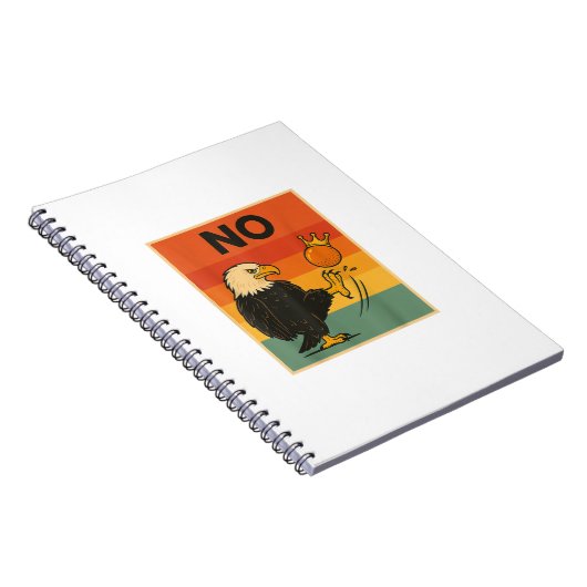 Funny No Kings In America Men Women Style Notizblock (Rechte Seite)