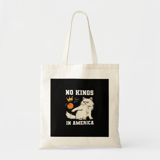 Funny No Kings In America Retro Classic Tragetasche (Vorne)