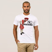 Funny 'NO Peking'! Scottish Kilt Wearers Playful T-Shirt (Vorne ganz)