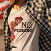 Funny 'NO Peking'! Scottish Kilt Wearers Playful T-Shirt