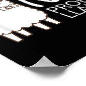 Funny No Prob Niedlich Llama Zitat Geschenk Grafik Poster (Ecke)