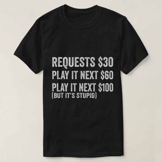 Funny No Requests Shirt Im Dj nicht Ihr Jukebox De (Design vorne)