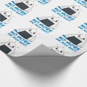 Funny No Rice Typ Geschenkpapier (Ecke)