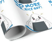 Funny No Rice Typ Geschenkpapier (Rolleneckpunkt)