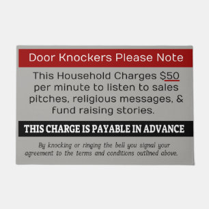 Funny No Soliciting Door Mat Sarcastic Einzigartig Fußmatte