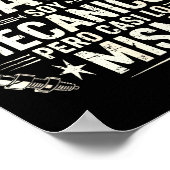 Funny No Soy Mago Soy Mecánico Car Mechanic Spani- Poster (Ecke)