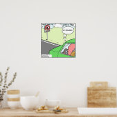 Funny No Tintenfisch Zone Poster (Küche)